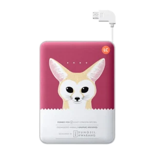 Powerbank 11 300 mAh Violet  with Fox