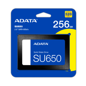 Disque Dur interne SSD ADATA Ultimate SU650 2.5" 256 Go (ASU650SS-256GT-R)