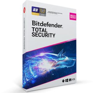 Bitdefender Total Security - 5 Postes / 1 an