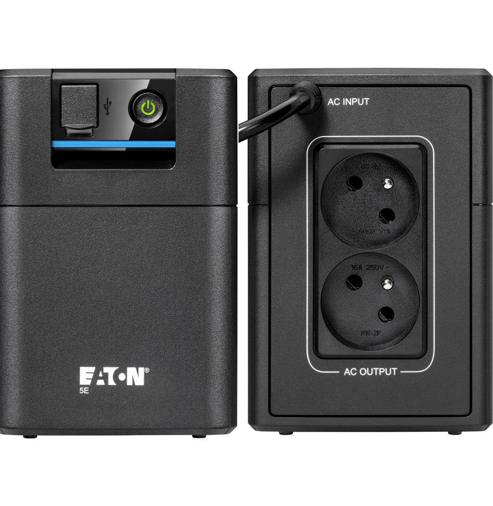 Onduleur Line-interactive Eaton 5E Gen2 5E700UF USB Gen2 - 360 W / 700 VA - 2 prises FR